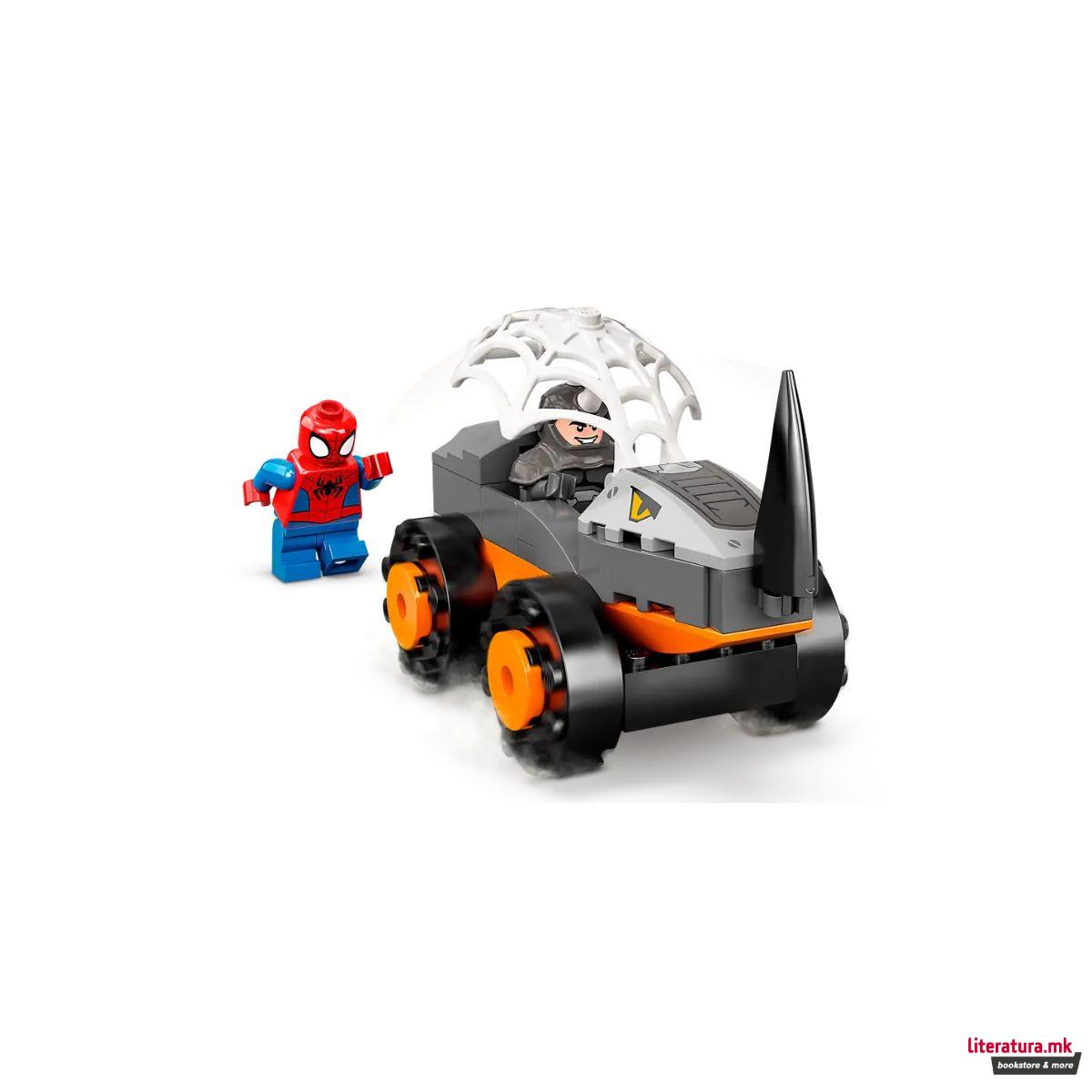 LEGO коцки, Marvel: Spidey Amazing Friends - Hulk vs. Rhino Truck Showdown