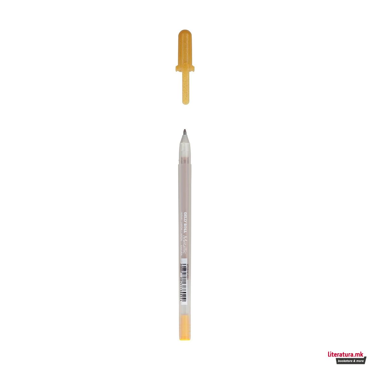 Гел-ролер, Sakura, Gelly Roll - Metallic, Gold