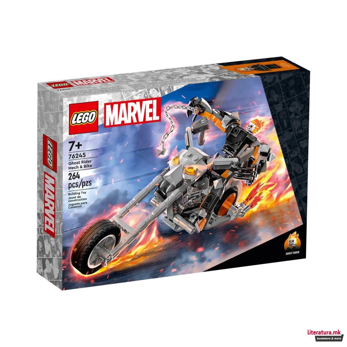 LEGO коцки, Marvel - Ghost Rider Mech & Bike