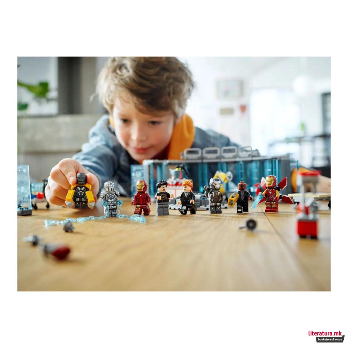 LEGO коцки, Marvel: The Infinity Saga - Iron Man Armory
