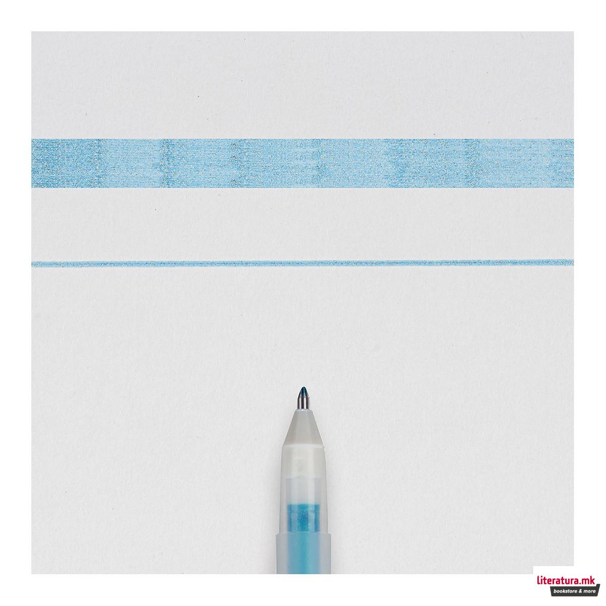 Гел-ролер, Sakura, Gelly Roll - Stardust, Sky Blue