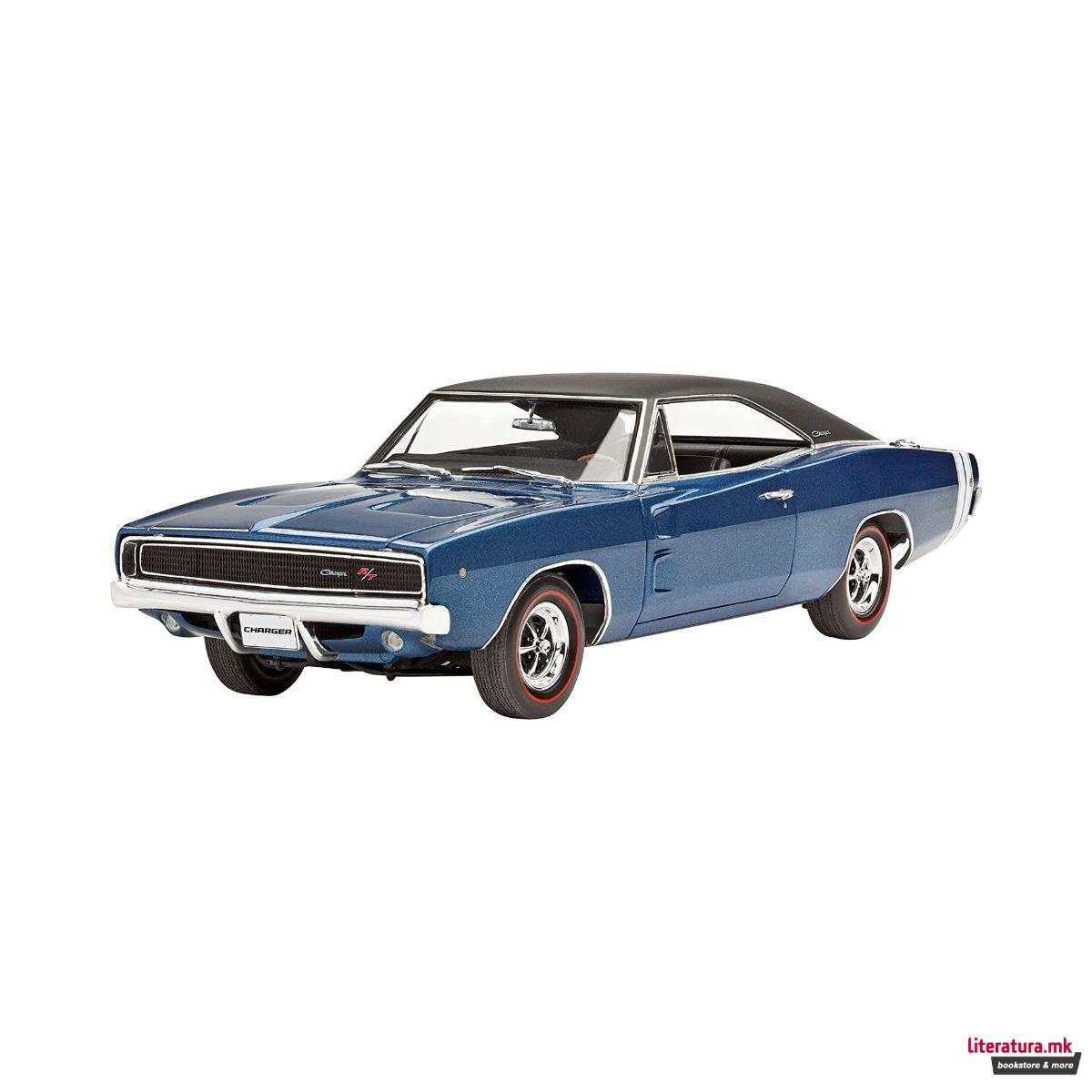 Макета, '68 Dodge Charger R/T, 1:25