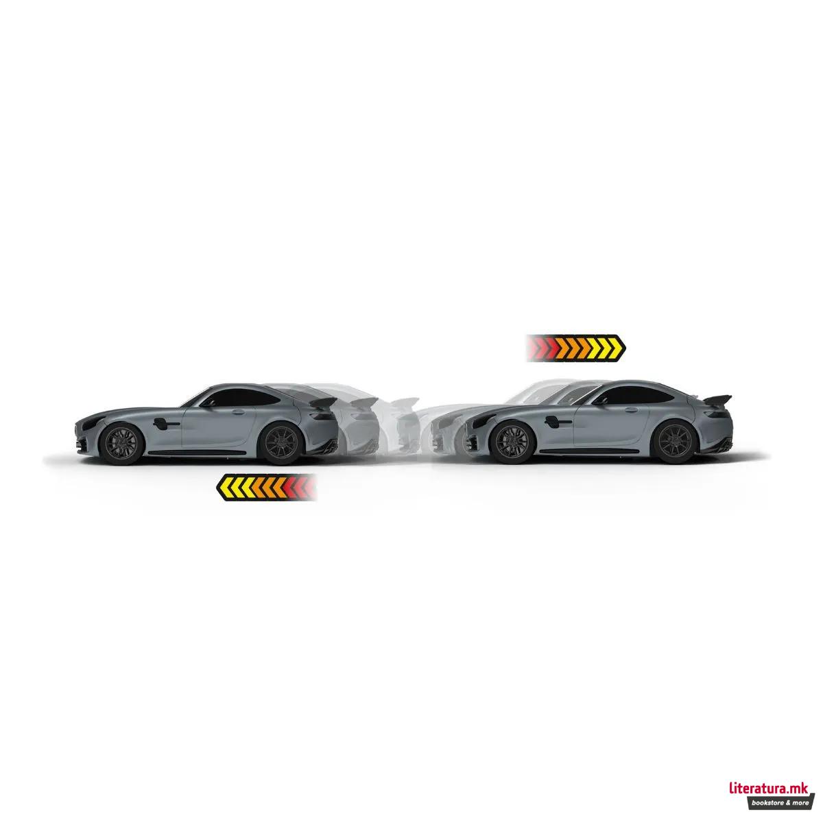 Макета, Build'n'Race, Mercedes AMG GT R - Gray, 1:43
