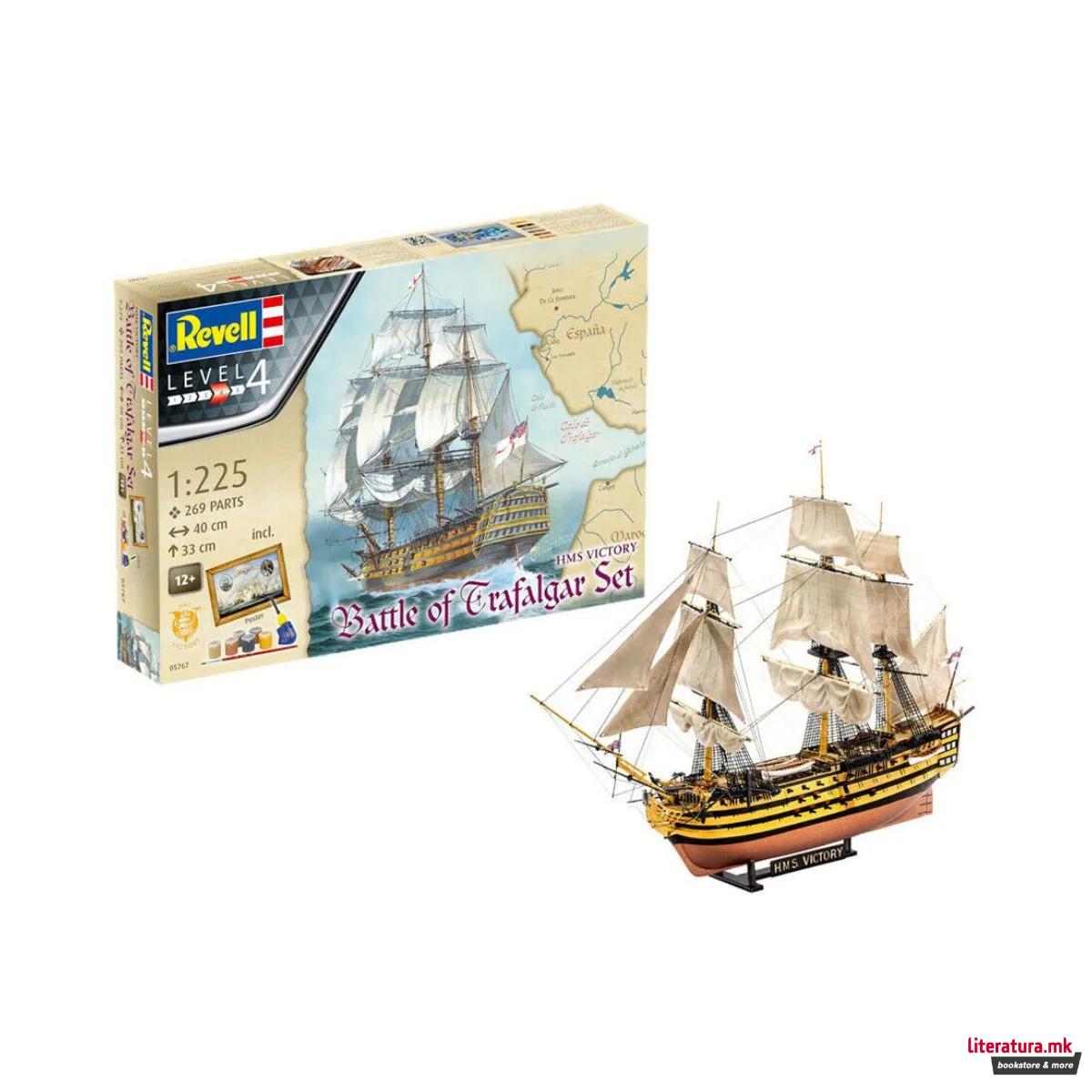 Макета, HMS Victory - Battle of Trafalgar Set, 1:225 