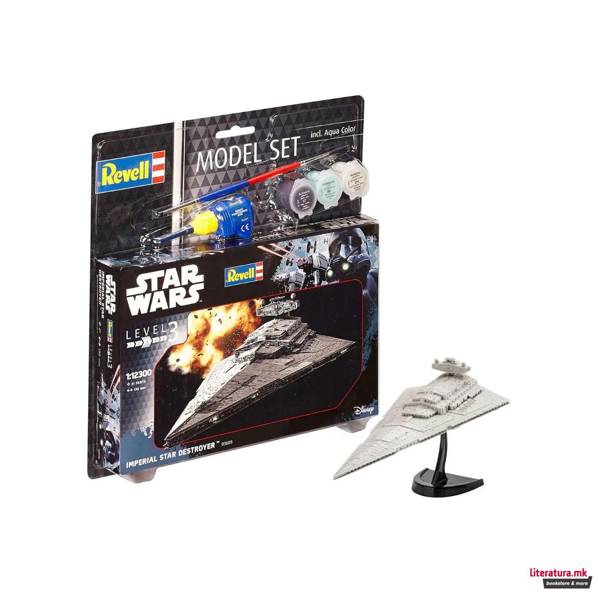 Сет макета + бои, Star Wars - Imperial Star Destroyer, 1:12300