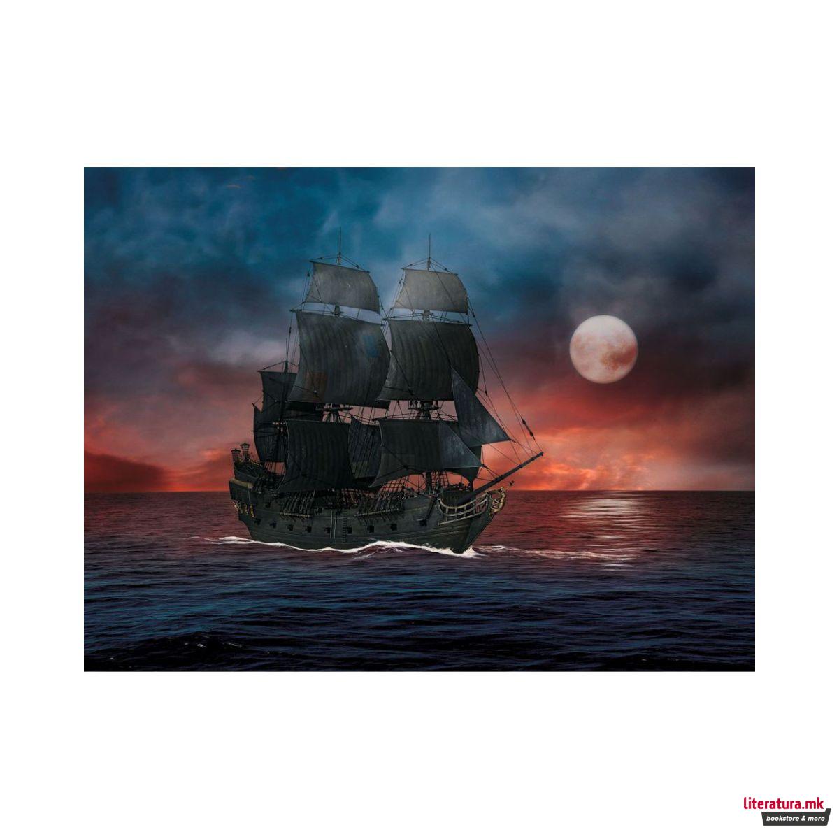 Сет макета + бои, Pirates of the Caribbean - Black Pearl (Easy-click), 1:150