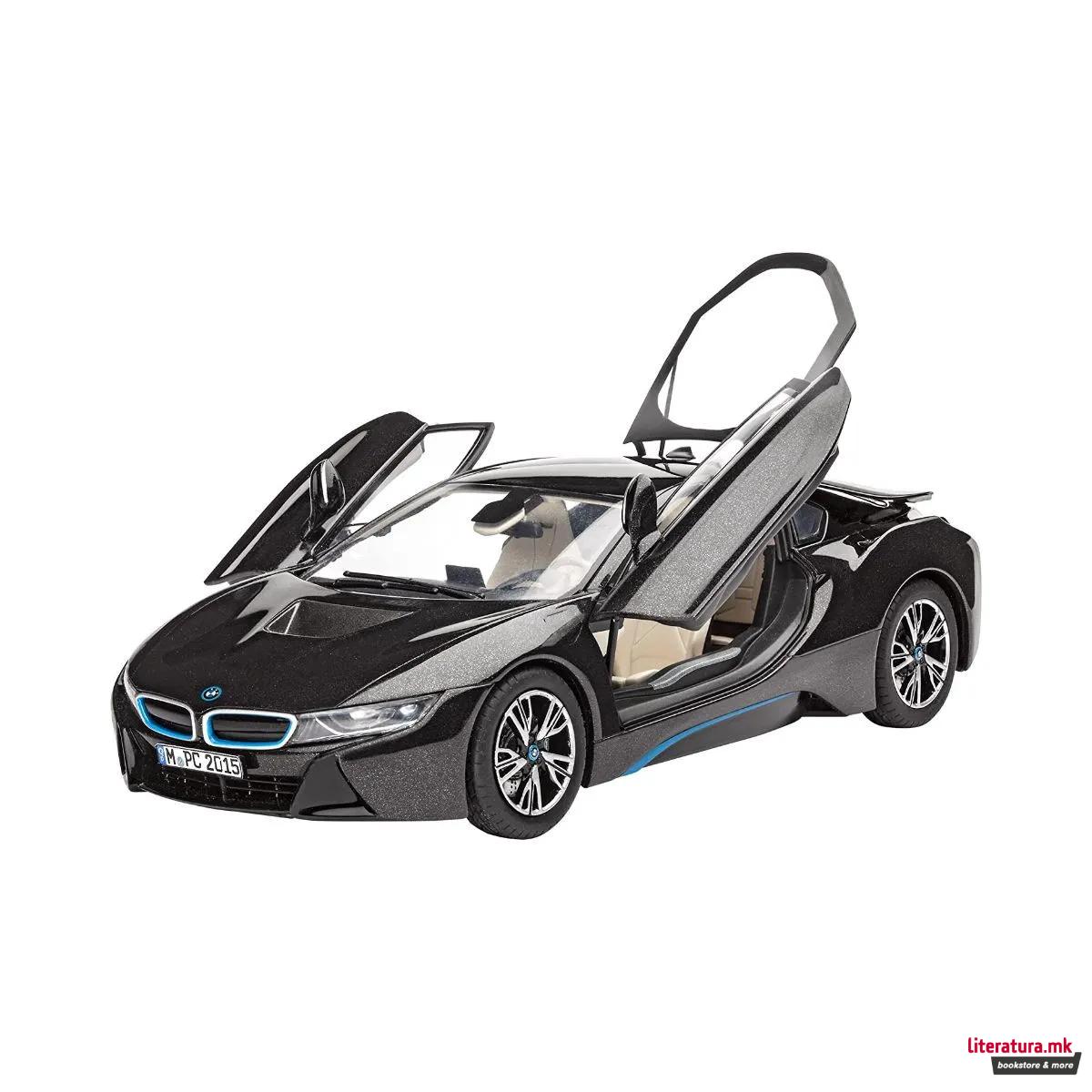 Сет макета + бои, BMW i8, 1:24