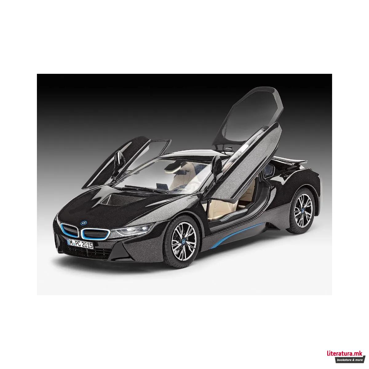Сет макета + бои, BMW i8, 1:24