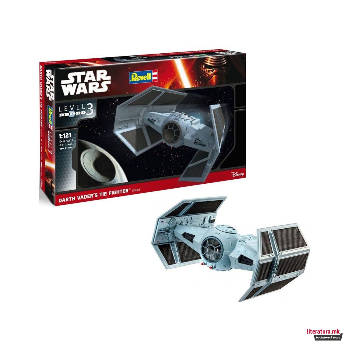Макета, Star Wars - Darth Vader's TIE Fighter, 1:121