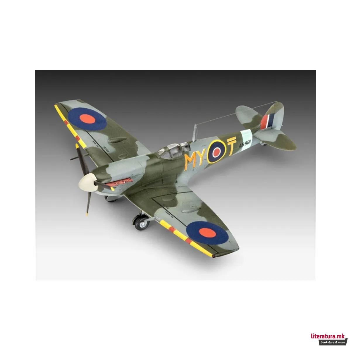 Макета, Bf109G-10 & Spitfire Mk.V - Combat Set, 1:72