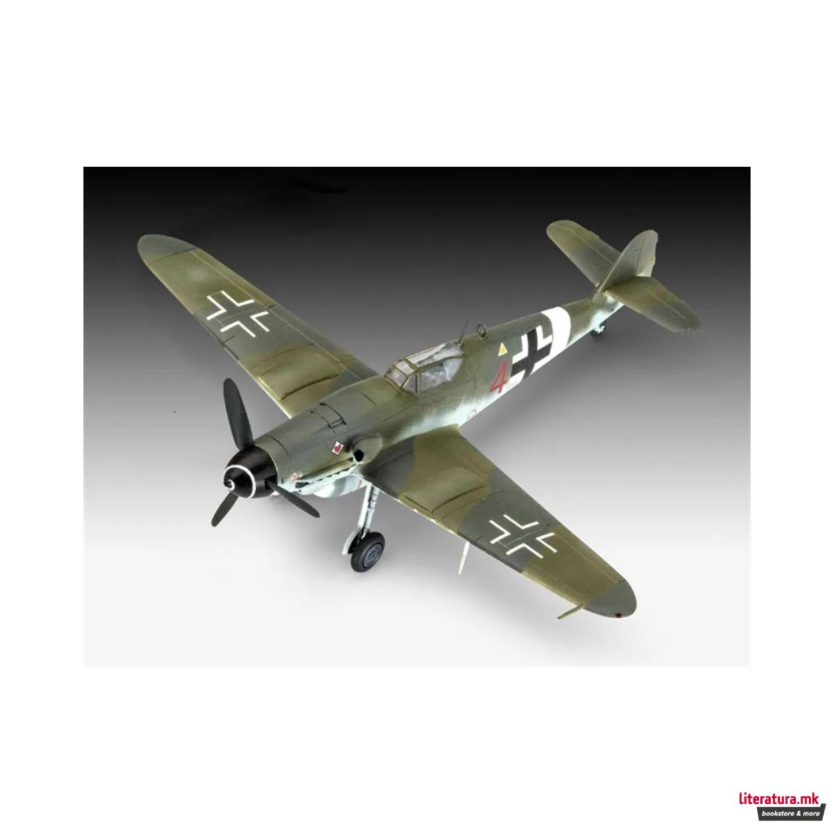 Макета, Bf109G-10 & Spitfire Mk.V - Combat Set, 1:72