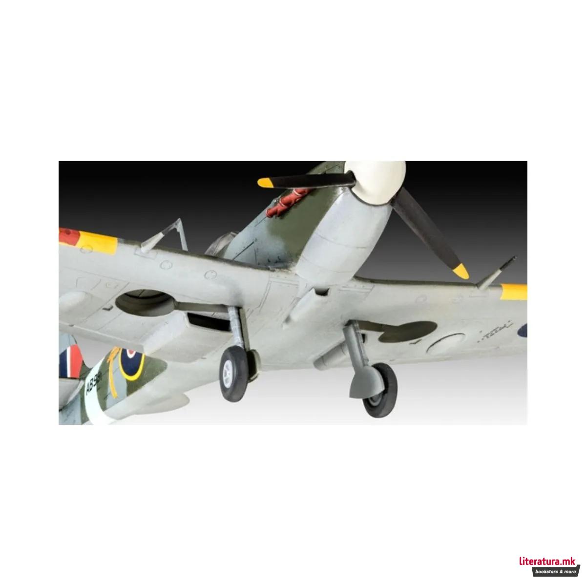 Макета, Bf109G-10 & Spitfire Mk.V - Combat Set, 1:72