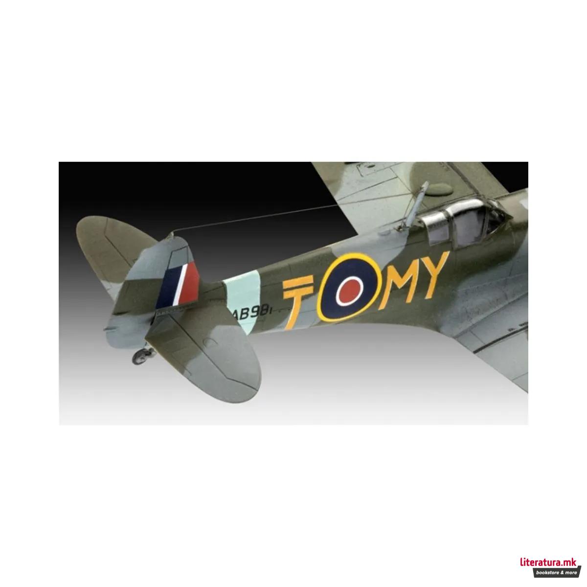 Макета, Bf109G-10 & Spitfire Mk.V - Combat Set, 1:72