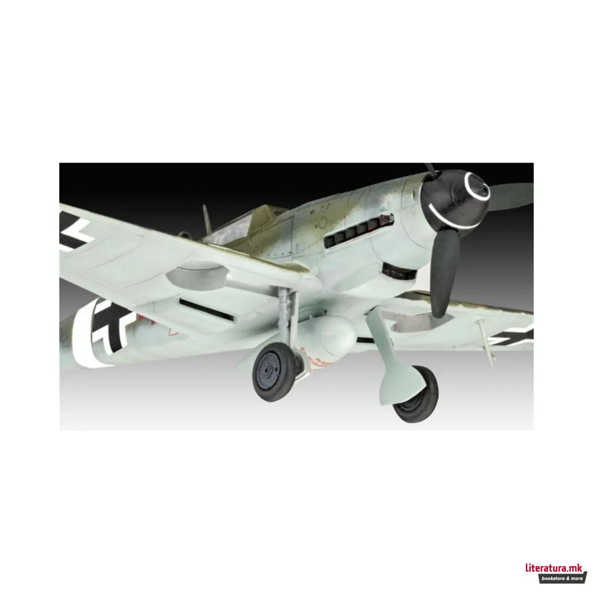 Макета, Bf109G-10 & Spitfire Mk.V - Combat Set, 1:72