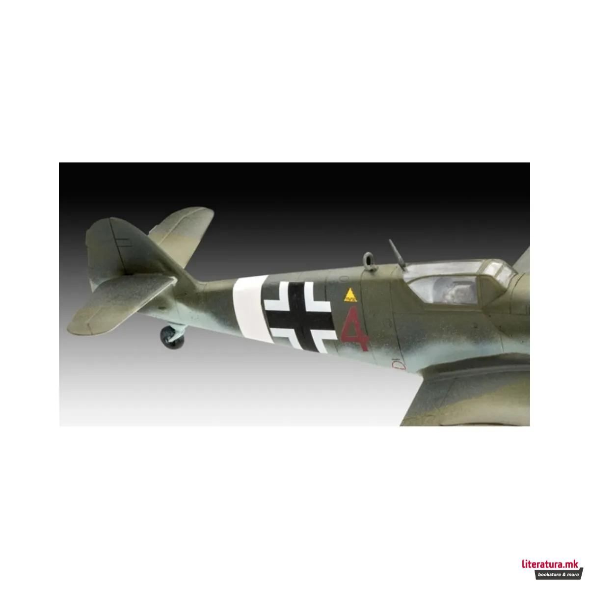 Макета, Bf109G-10 & Spitfire Mk.V - Combat Set, 1:72