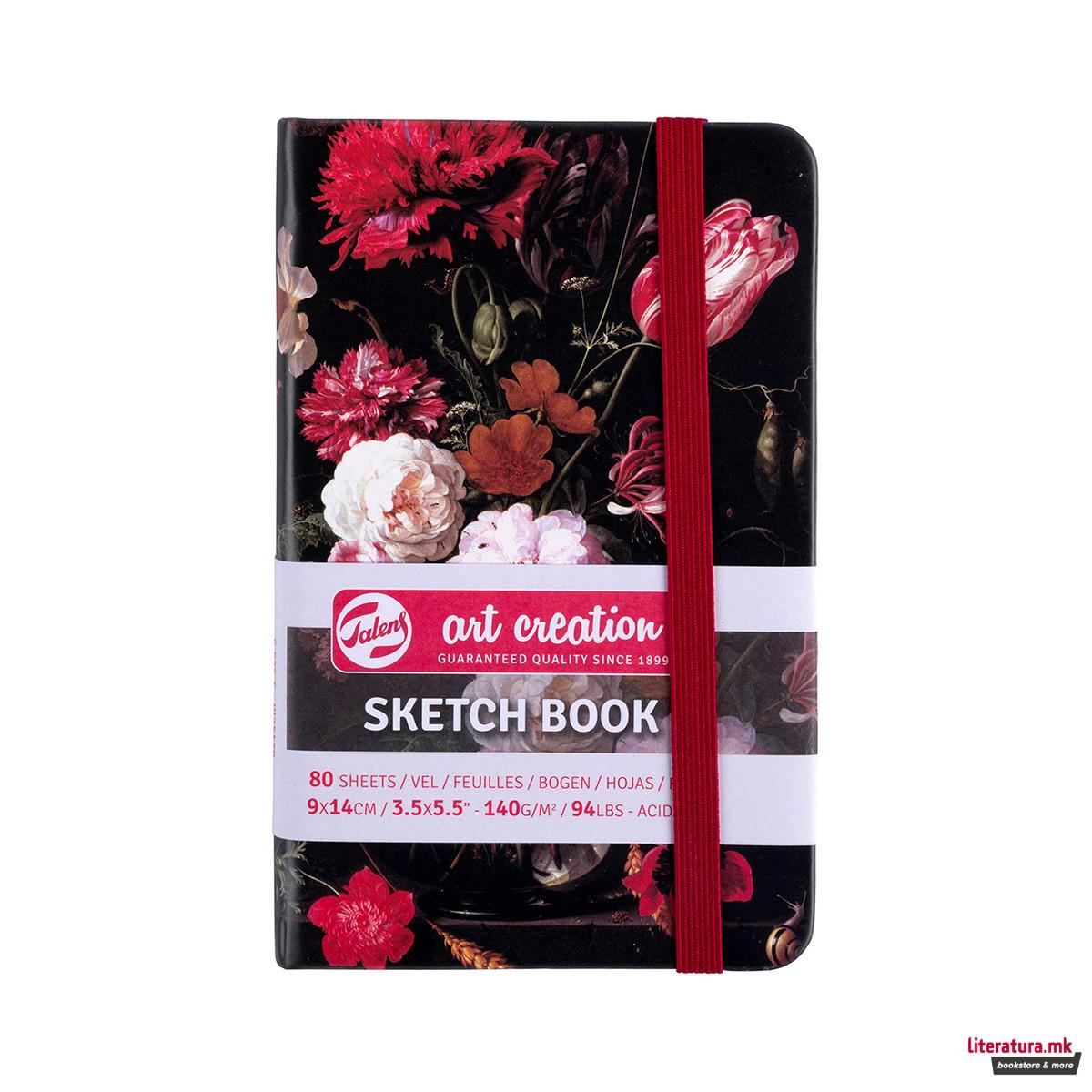 Скицник, Talens Art Creation - Still Life with Flowers, 9 x 14 cm 