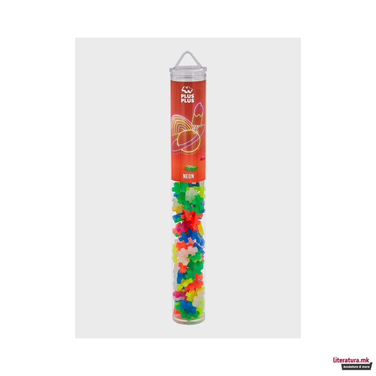 Коцки за градба, Color Tubes - Неон, 100 парчиња