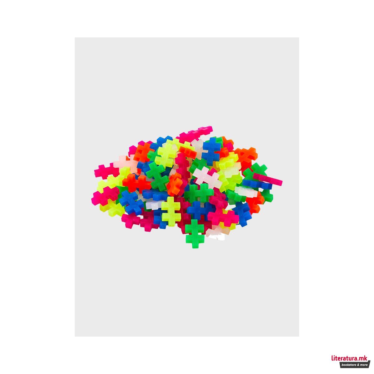 Коцки за градба, Color Tubes - Неон, 100 парчиња