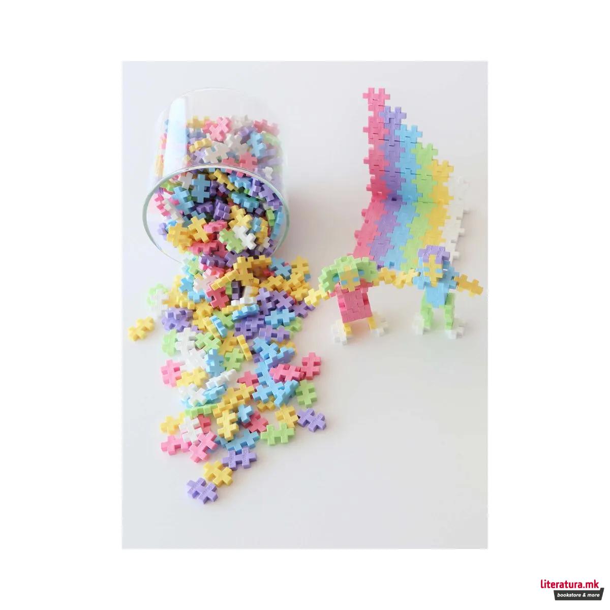 Коцки за градба, Color Tubes - Пастел, 100 парчиња