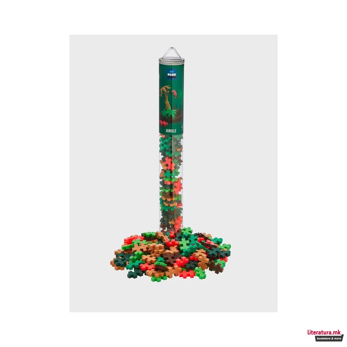 Коцки за градба, Color Tubes - Џунгла, 100 парчиња