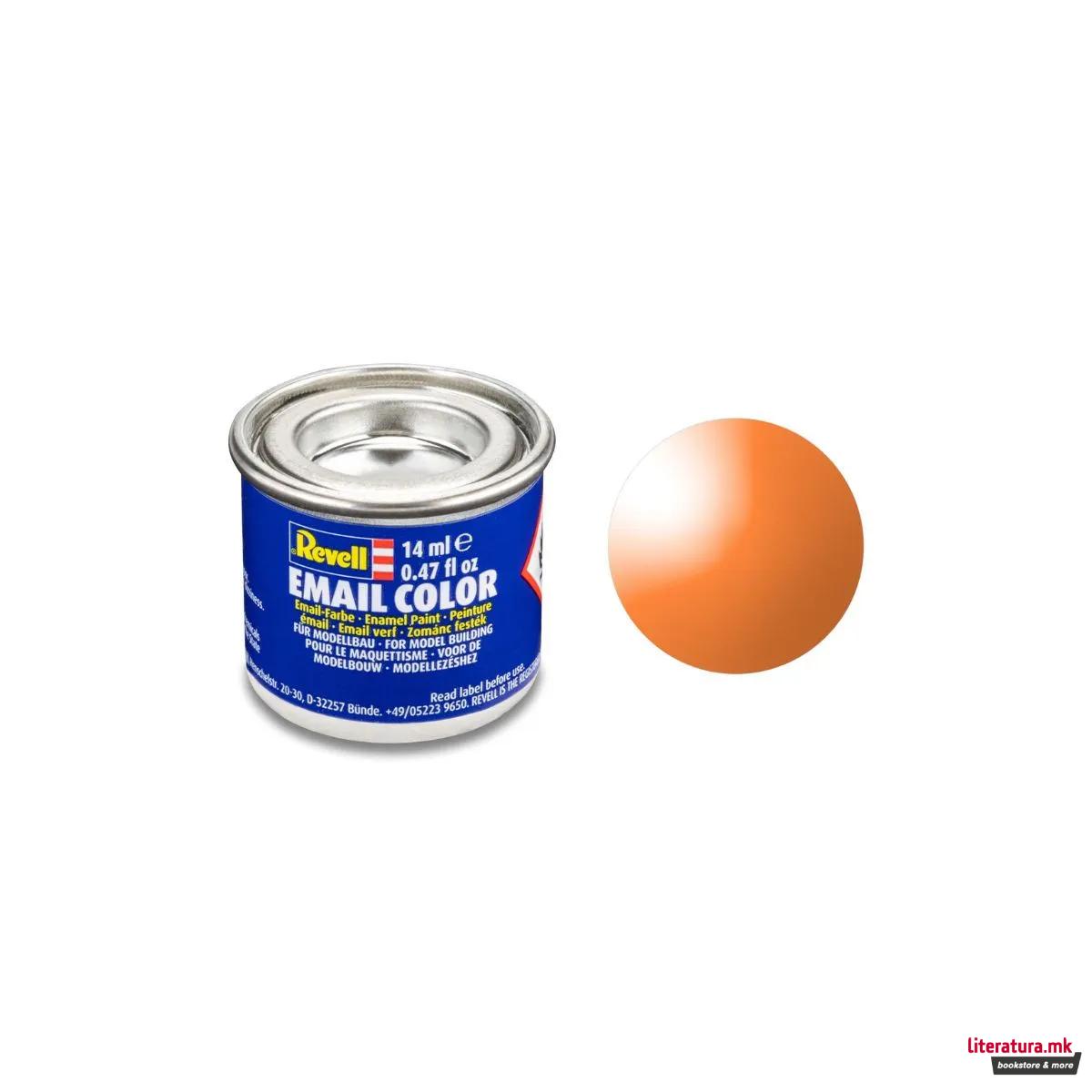 Боја за макета, Email Color Orange, проѕирна 14ml