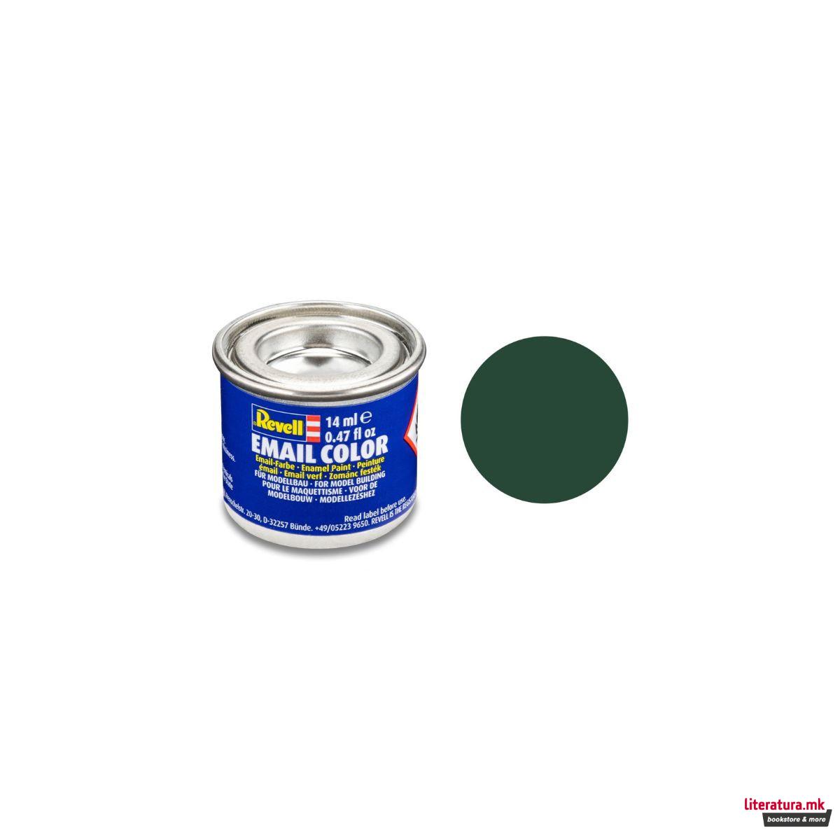 Боја за макета, Email Color Dark Green (RAF), мат, 14ml