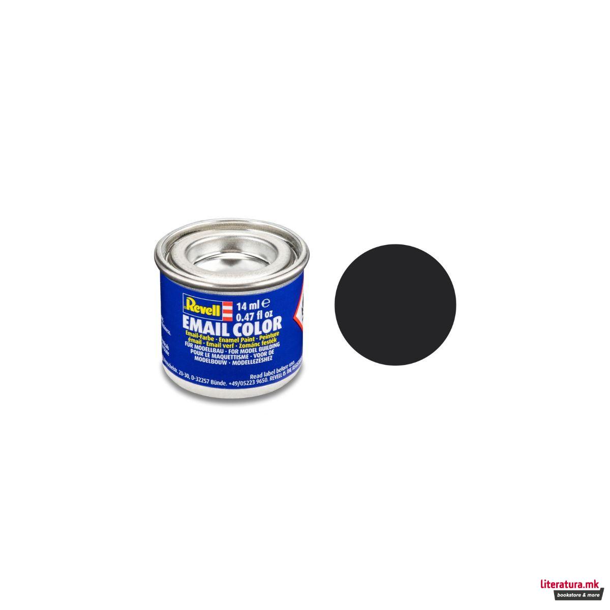 Боја за макета, Email Color Tar Black, мат, 14ml