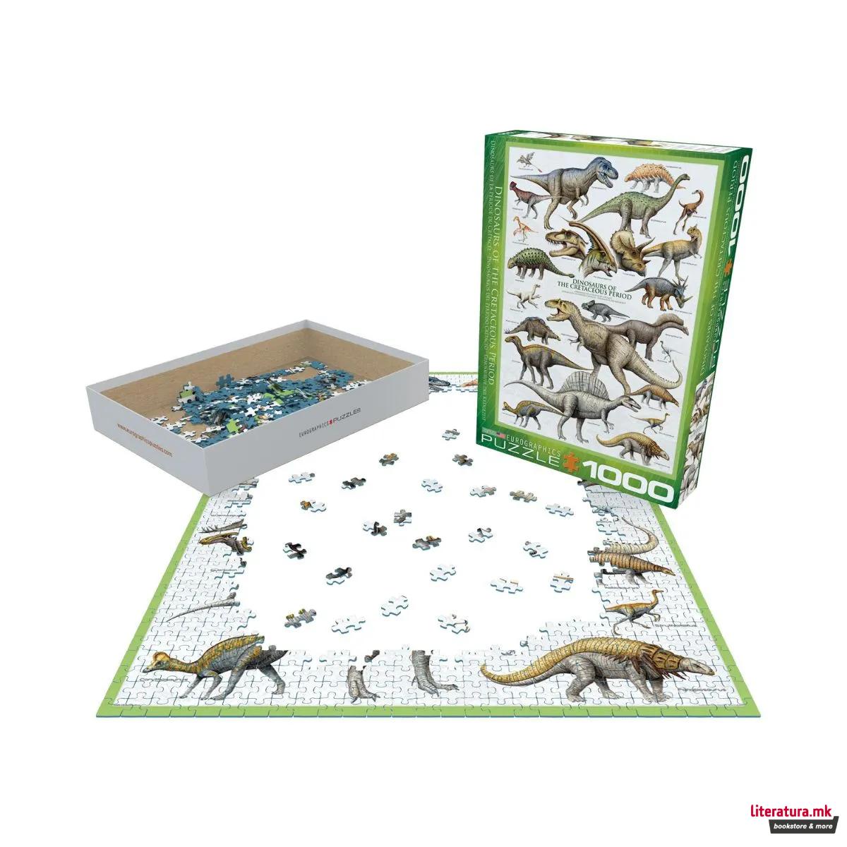 Сложувалка, Dinosaurs of the Cretaceous Period, 1000 парчиња