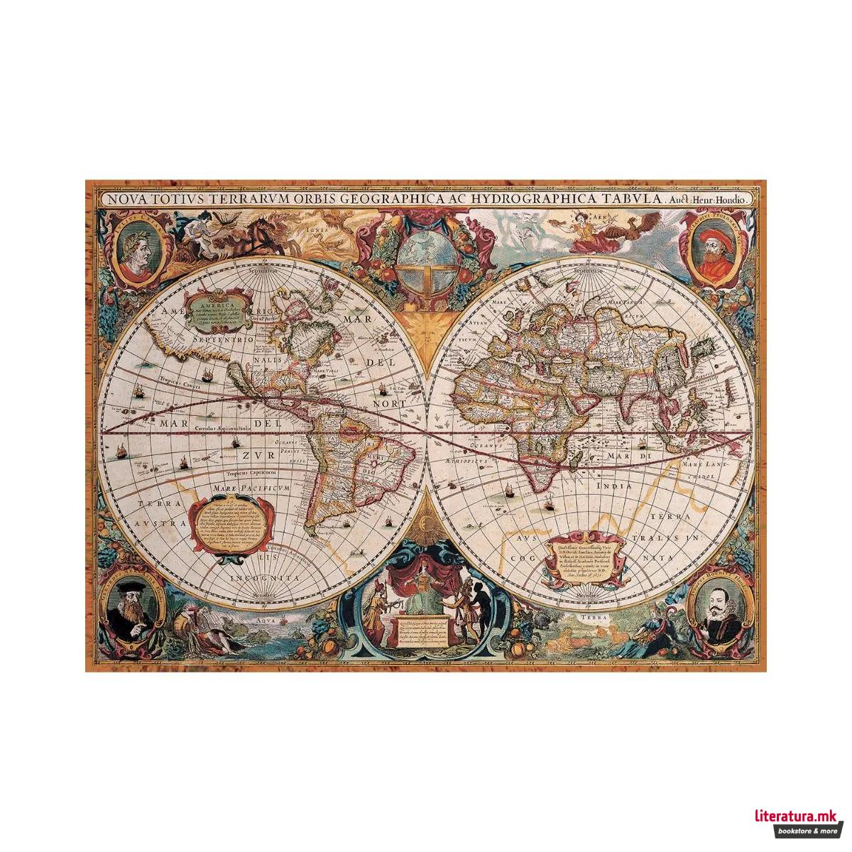 Сложувалка, Orbis Geographica World Map, 1000 парчиња