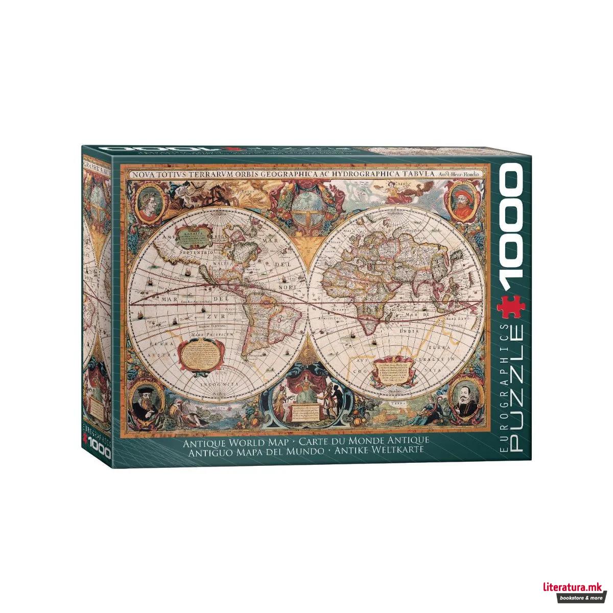 Сложувалка, Orbis Geographica World Map, 1000 парчиња