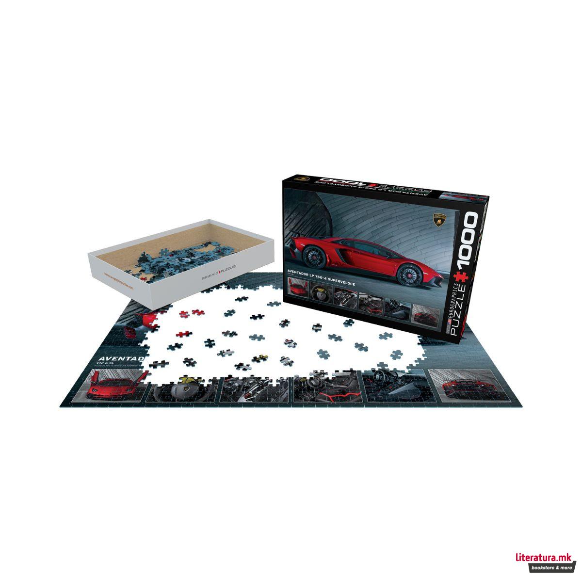 Сложувалка, Lamborghini Aventador LP750-4 Superveloce, 1000 парчиња