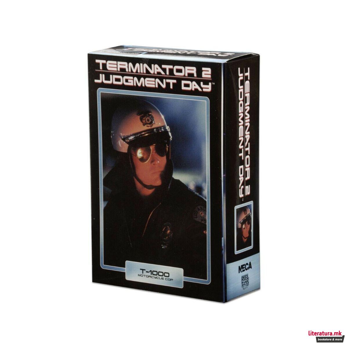 Фигура, NECA, Predator - Terminator 2 - T-1000 Motorcycle Cop (Ultimate Series)
