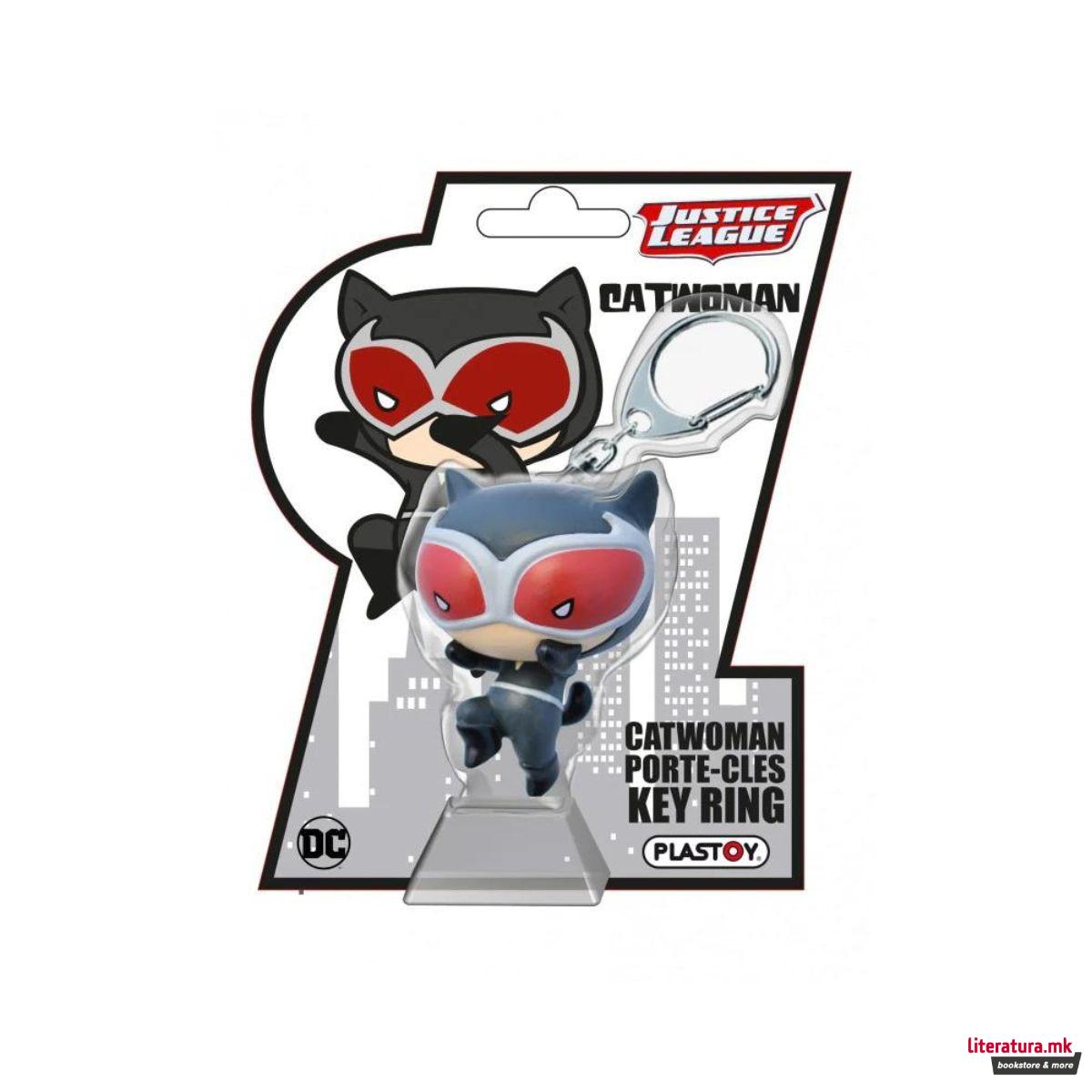Приврзок за клучеви, Plastoy, DC: Justice League - Catwoman