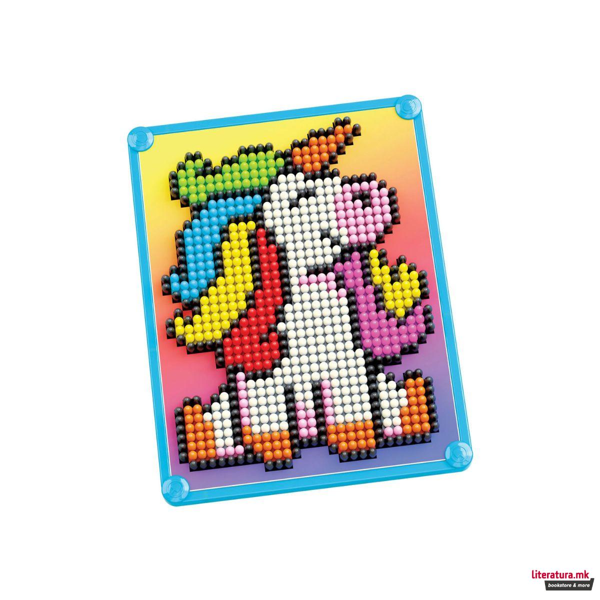 Сет за игра со пинови, Pixel Art (Basic) - Unicorn