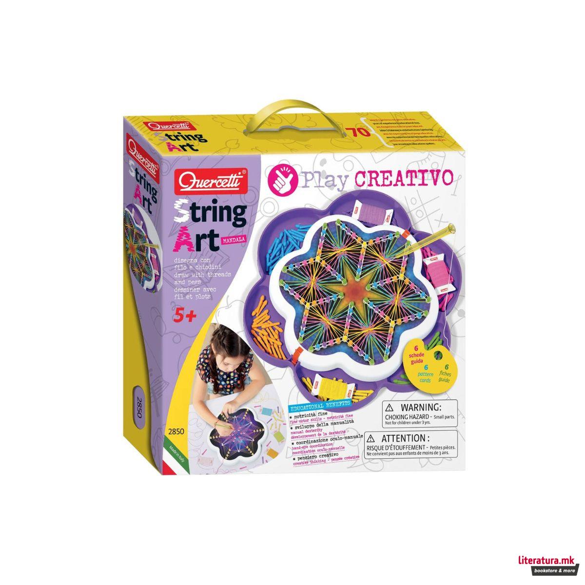 Креативен сет, Play Creativo - String Art Mandala
