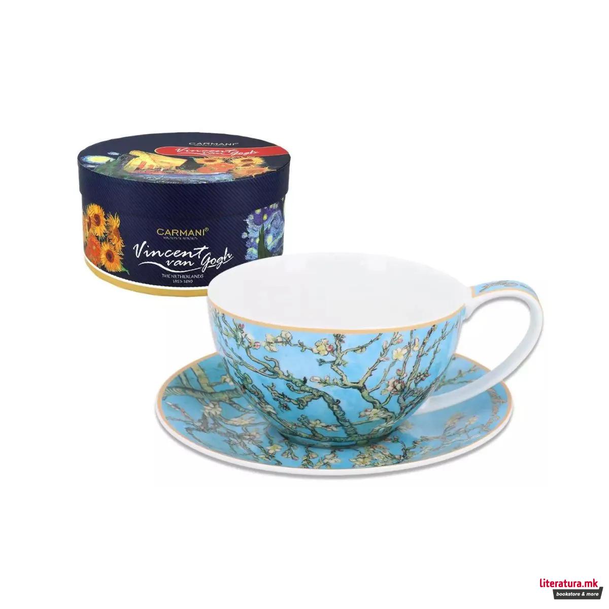 Шолја со тацна, Vincent Van Gogh - Almond Blossom