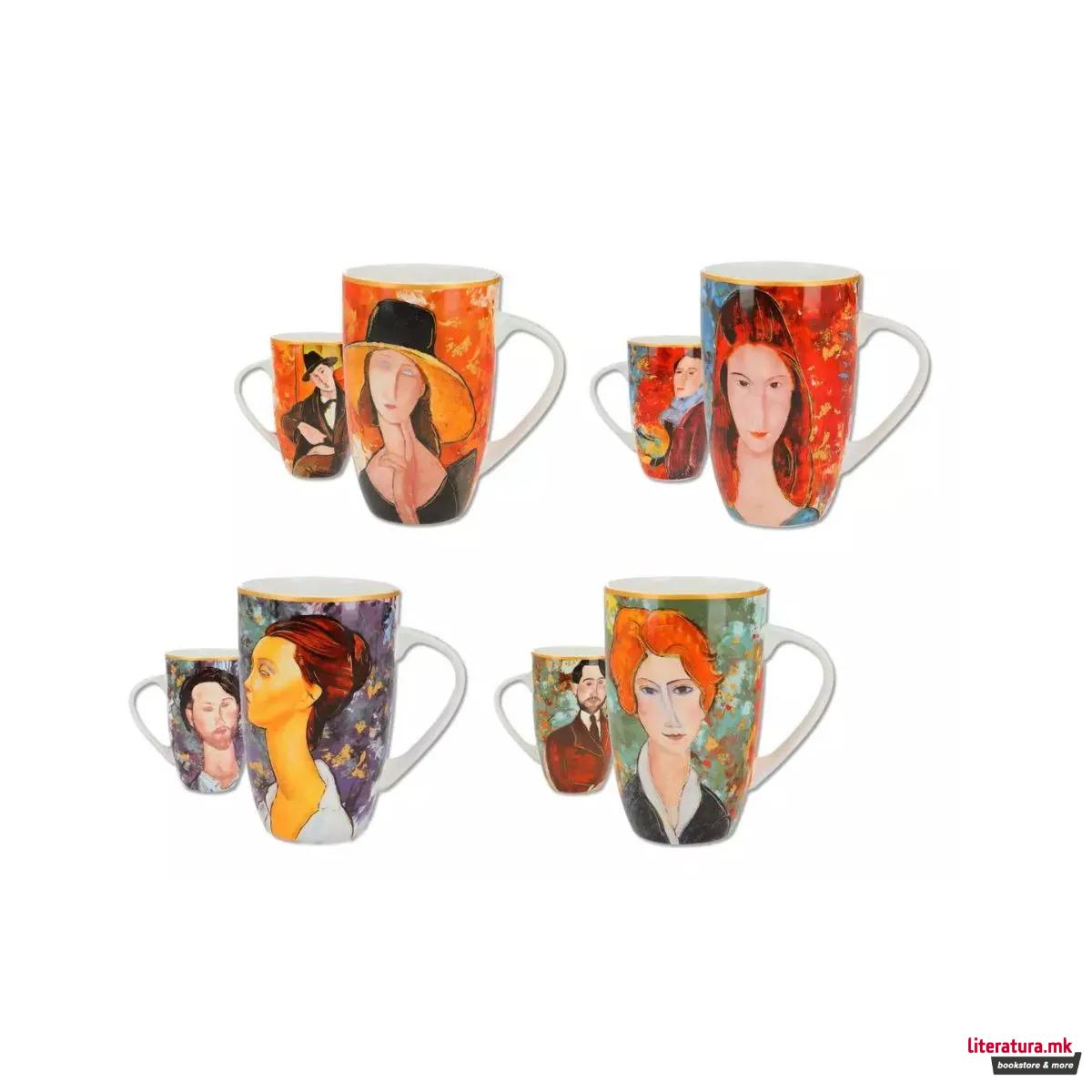 Сет од 4 шолји, Amedeo Modigliani