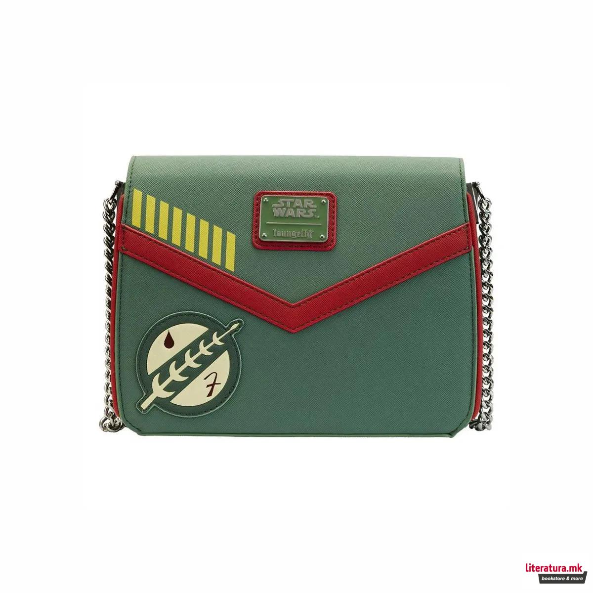 Чанта за на рамо, Loungefly, Star Wars - Boba Fett