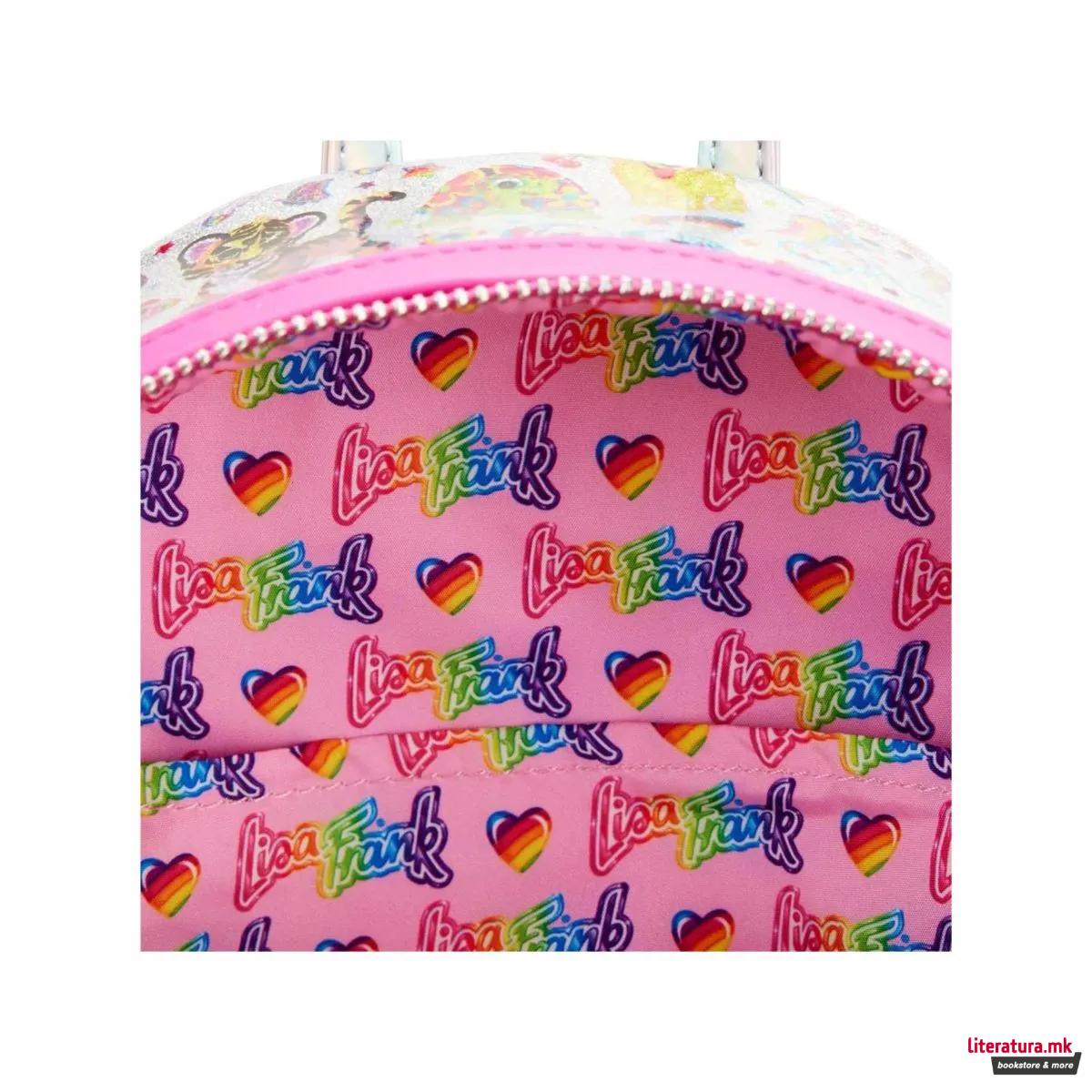 Ранец, Loungefly, Lisa Frank - Iridescent