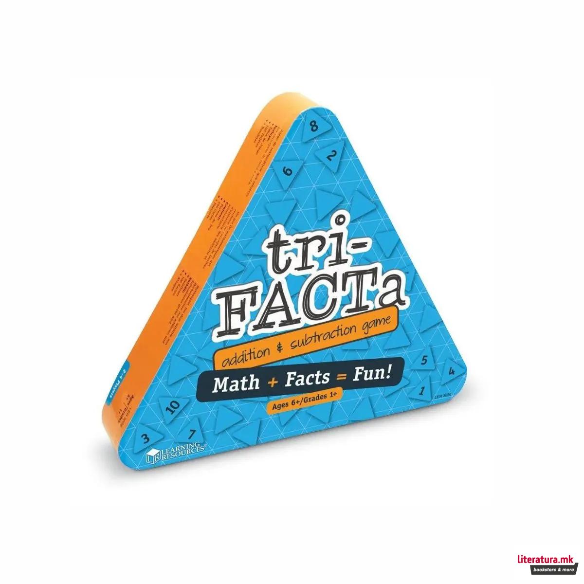 Математичка игра - Собирање и одземање, tri-FACTa!™ - Addition & Subtraction