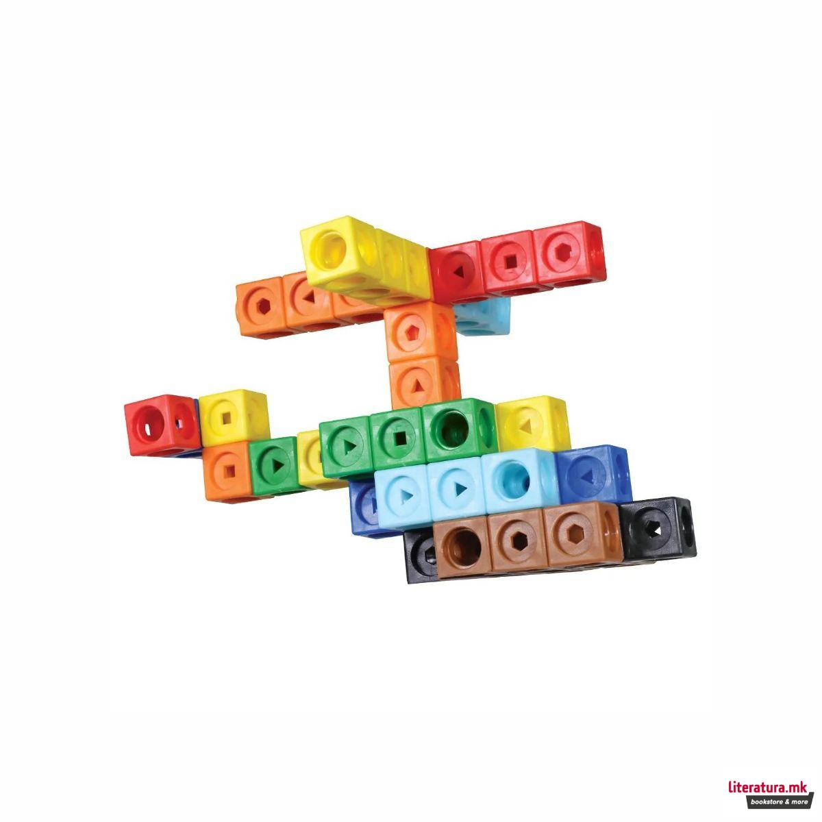 Сет со математички активности, MathLink® Cubes Early Maths - Mathmobiles