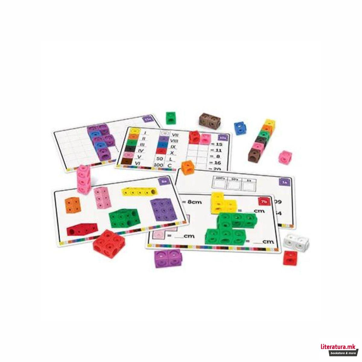 Сет со математички активности, MathLink® Cubes Maths Fluency Set