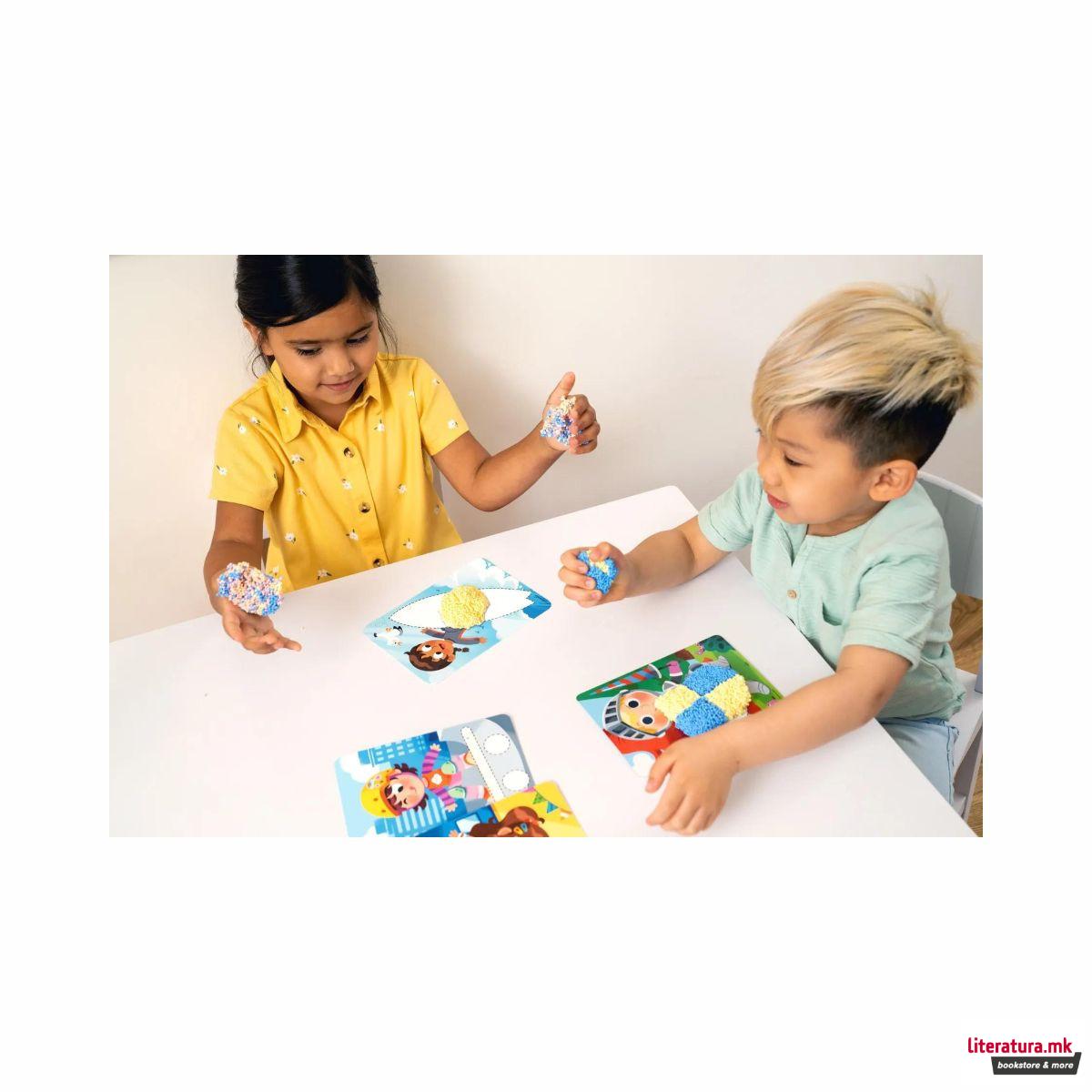 Сет за моделирање и учење - Моторика, Playfoam® Shape & Learn Fine Motor Fun