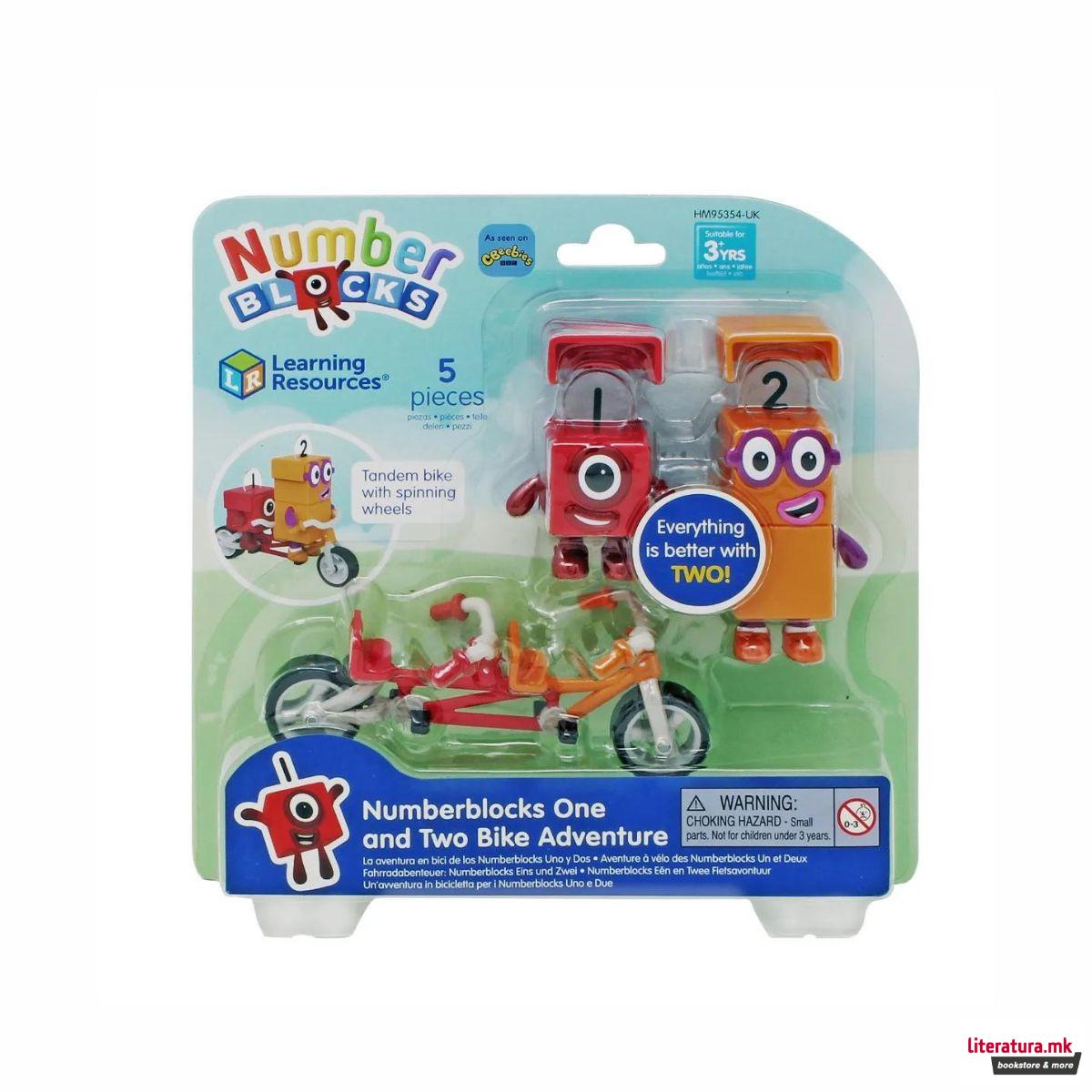 Сет фигури, Numberblocks One and Two Bike Adventure