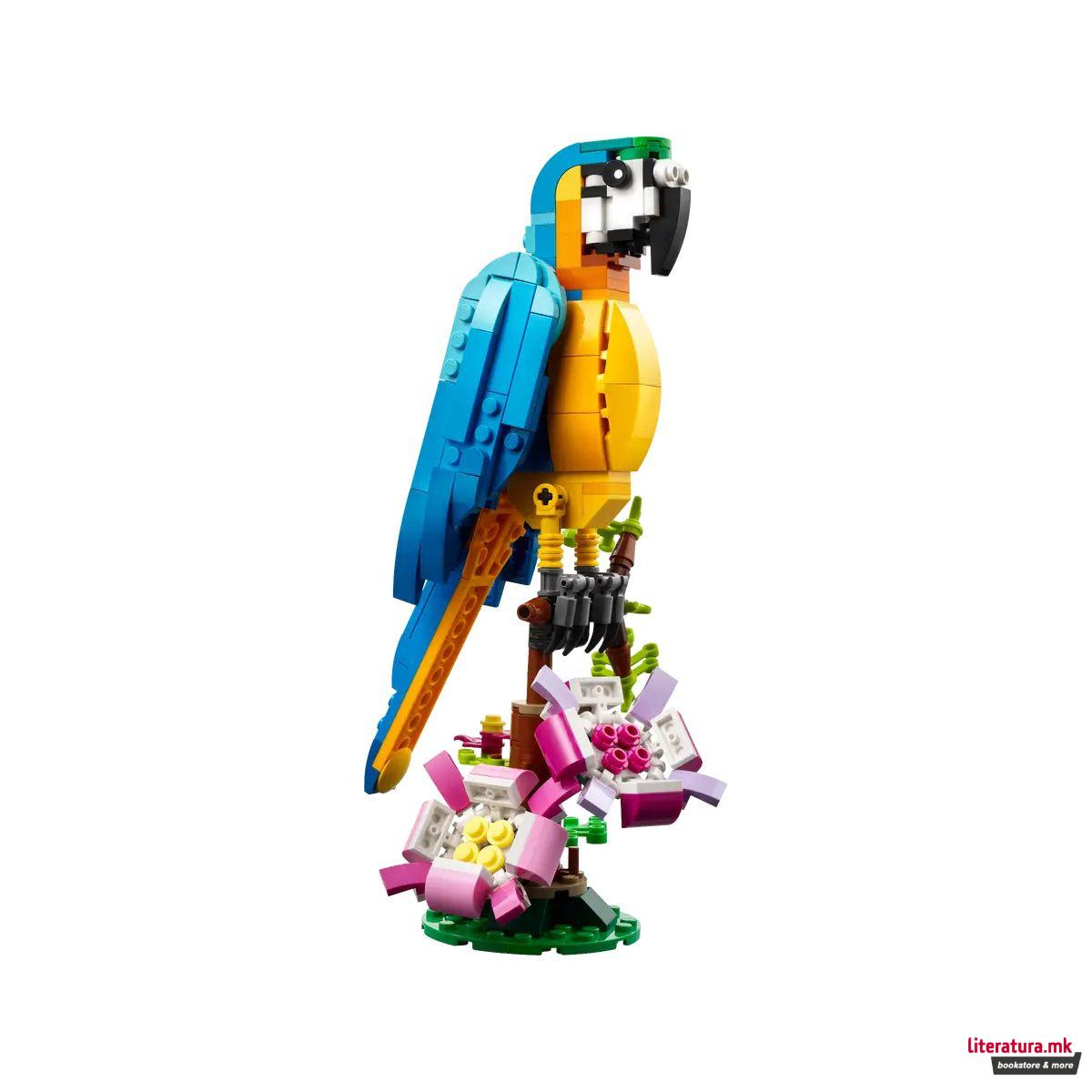 LEGO коцки, Creator 3-in-1, Exotic Parrot 