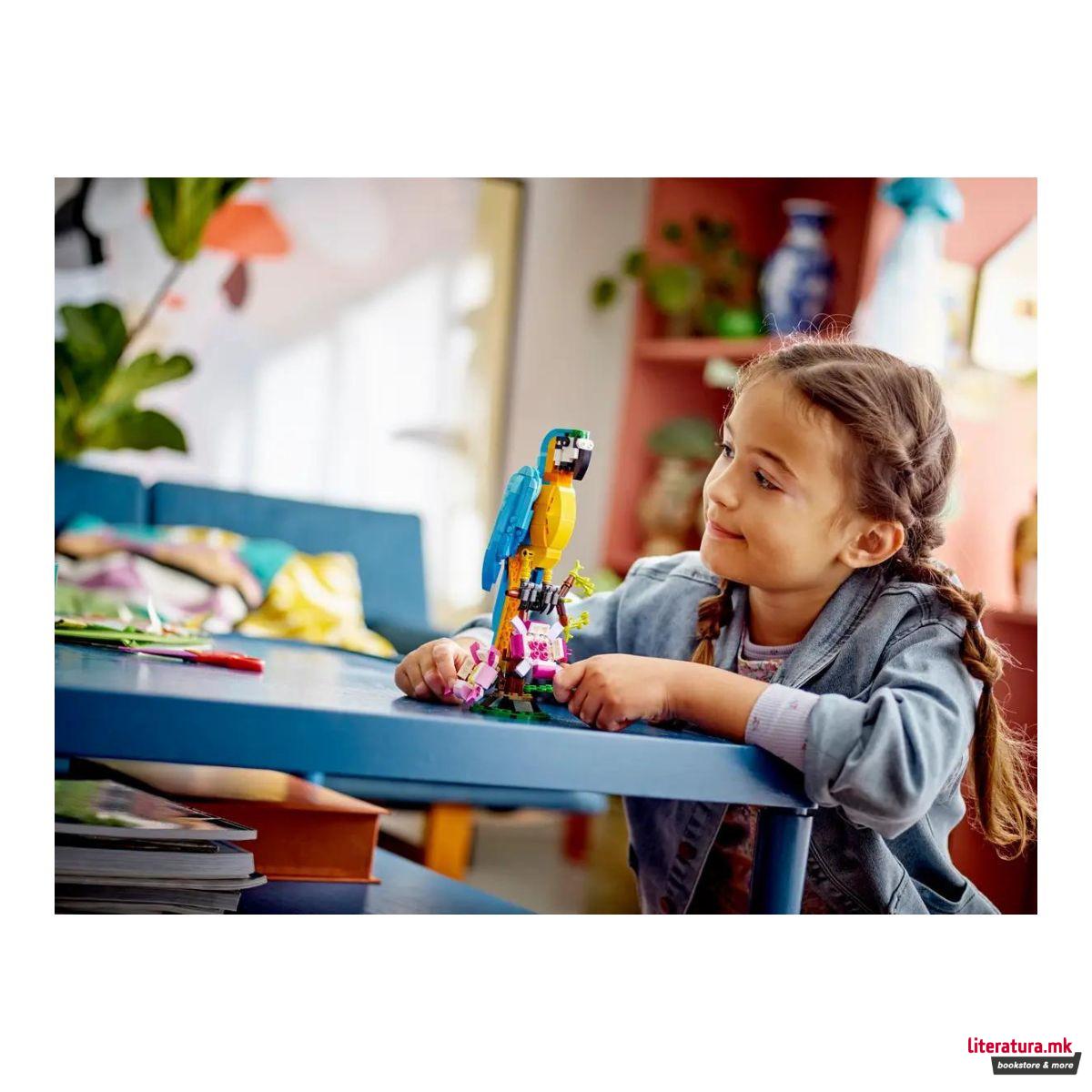 LEGO коцки, Creator 3-in-1, Exotic Parrot 