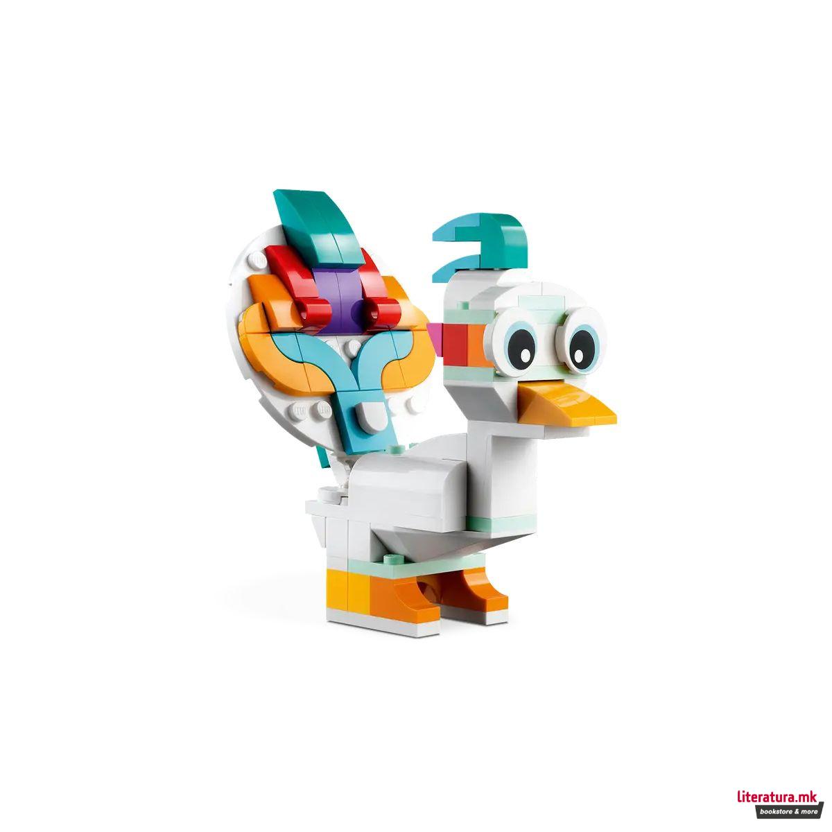 LEGO коцки, Creator, Magical Unicorn 3 in 1