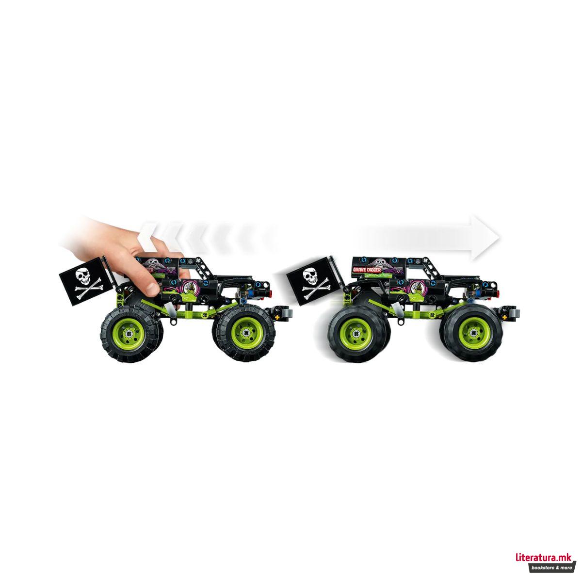 LEGO коцки, Technic, Monster Jam - Grave Digger 