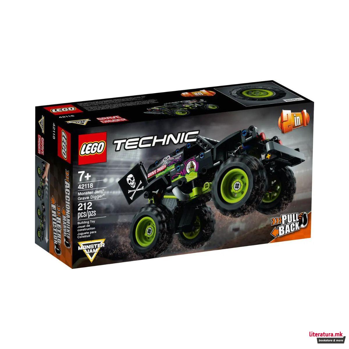 LEGO коцки, Technic, Monster Jam - Grave Digger 