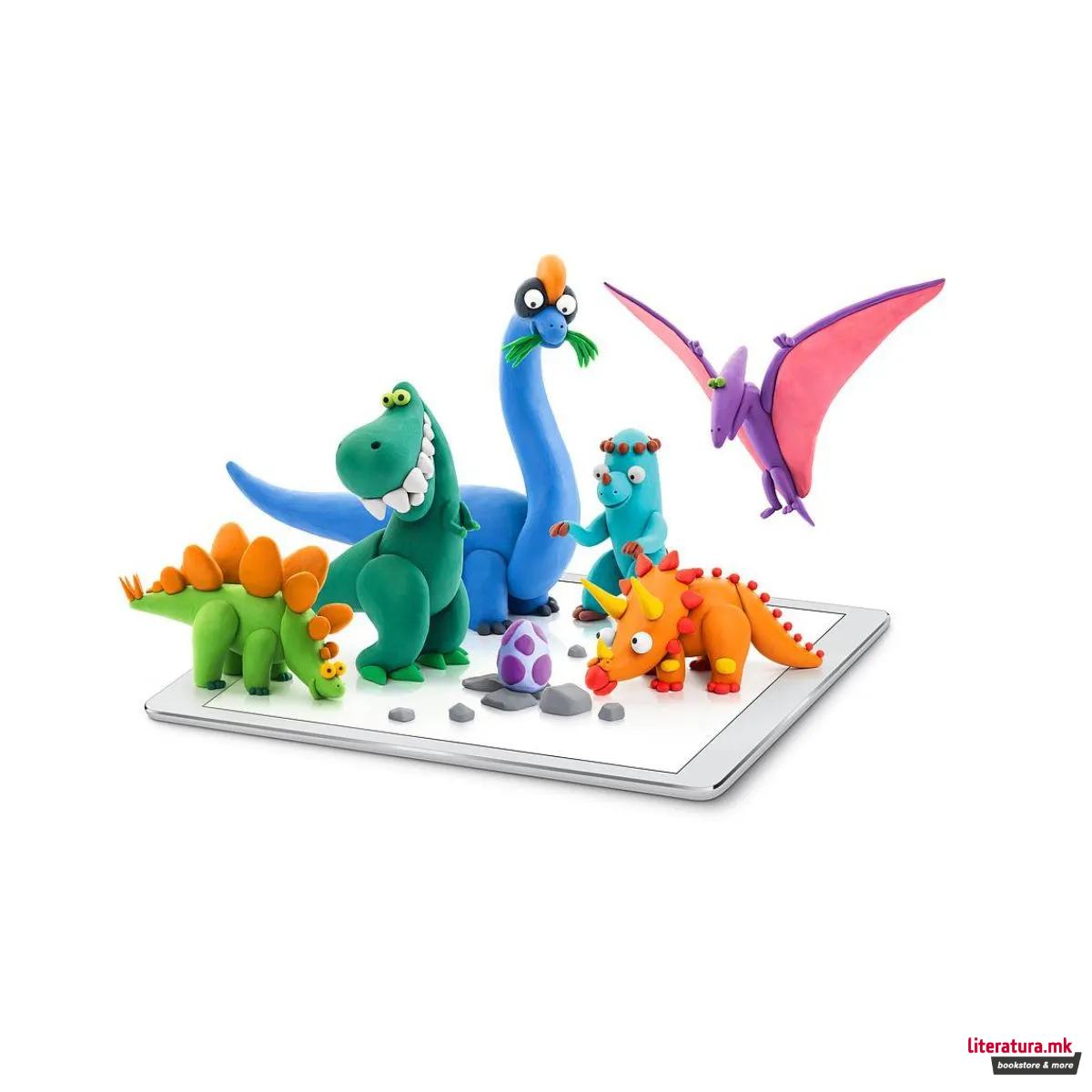 Сет за изработка со глина, Hey Clay Dinos